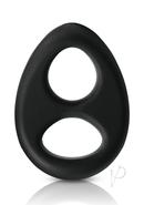 Renegade Romeo Silicone Cock And Ball Ring - Black